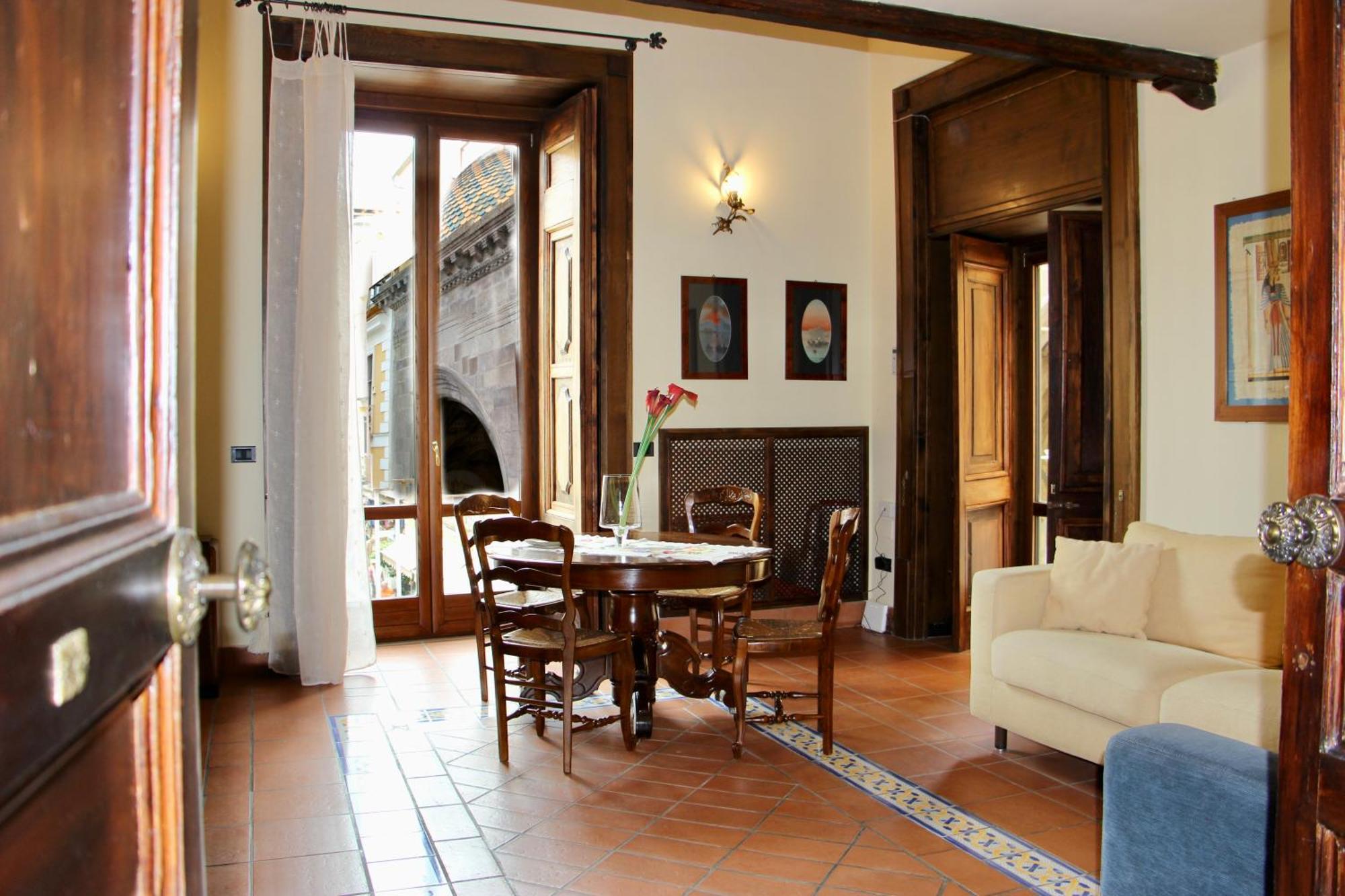 Apartament Palazzo Ammone - Sedil Dominova Półwysep Sorrentyński Zewnętrze zdjęcie